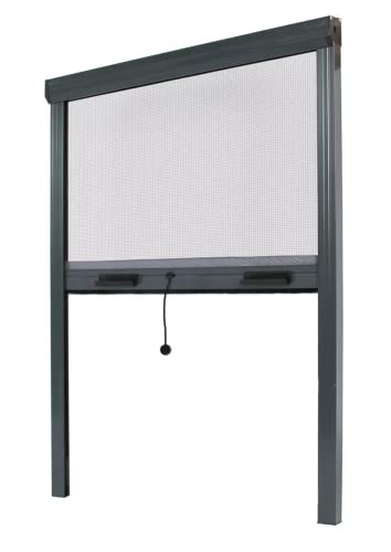 Mosquitera Enrollable cortable para Ventanas - Ajustable en Altura y Anchura - Protección...