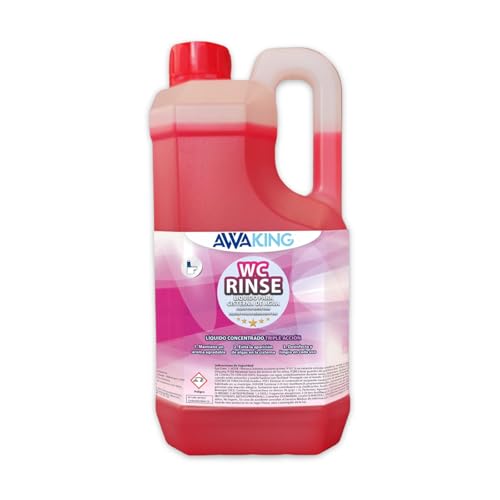 Líquido WC Químico Rinse AWAKING 2L, Aditivo Cisterna Aguas Limpias, Higieniza y Limpia...