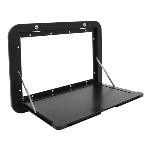 YyanLAK RV Mesa de picnic plegable, 60 x 42 cm, aleación de aluminio, mesa de pared...