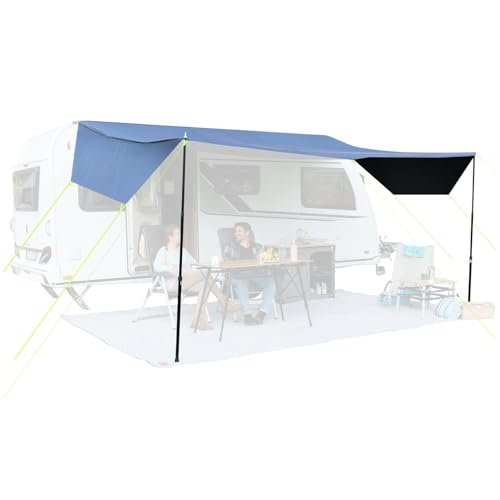 Skandika Freeway 3-4 m Avance/Toldo para caravanas con fijación, toldo e Sol con Ribete,...