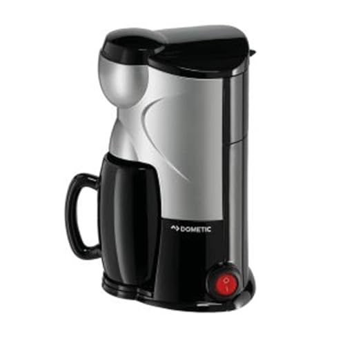Dometic Waeco, Coffe MC 01-12, Cafetera para una Taza, 12 V, Plateado y Negro