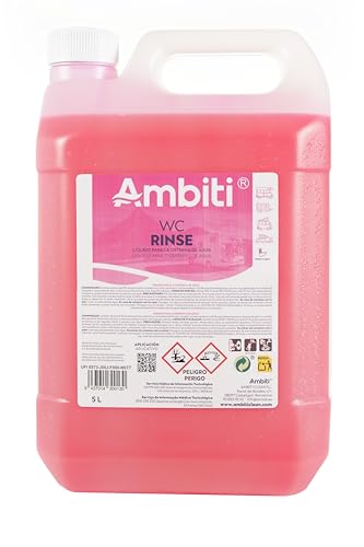 AMBITI- Rinse | Aditivo Cisterna WC | Desinfectante | Volumen 5 Litros | Fragancia Piña...