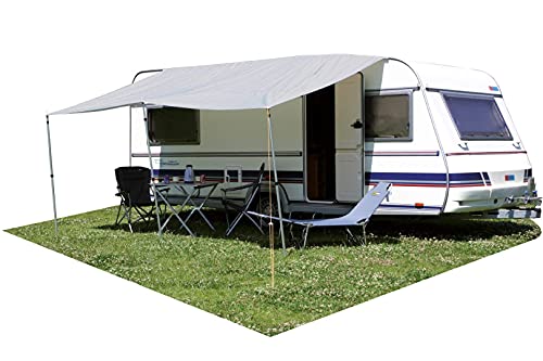 Euro Trail Basic Parasol para caravanas, 300 x 240 cm, gris