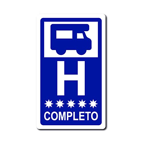 PEGATINA AUTO CARAVANA HOTEL COMPLETO CAMPING AVENTURA STICKER VINILO COCHE MOTO …
