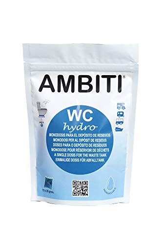 ambiti-WC Hydro | Volumen 20 Mililitros | Antibacteriano | Monodosis Depósito de...