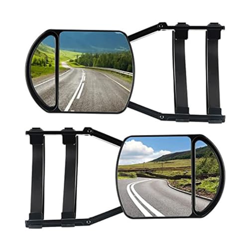 VOBOR 2Pcs Espejos Caravana Coche, Espejo para Remolque de Automóvil, Espejos...