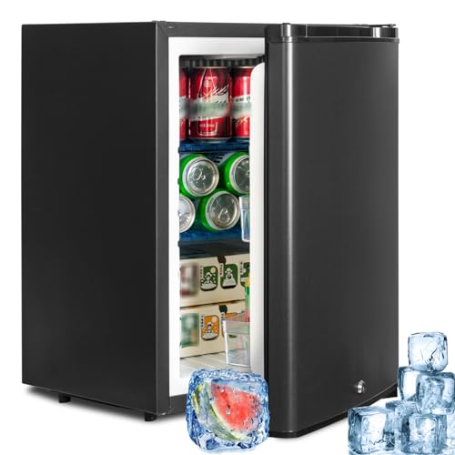 SMETA Nevera Portátil 12V 220V 40L, Mini Frigorífico con Cerradura y Puerta Convertible,...
