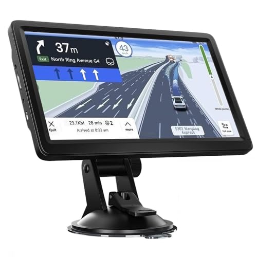 NEWFUN GPS Camiones Profesional,9 Pulgadas Navegador GPS Coche,2025 Actualizaciones de...