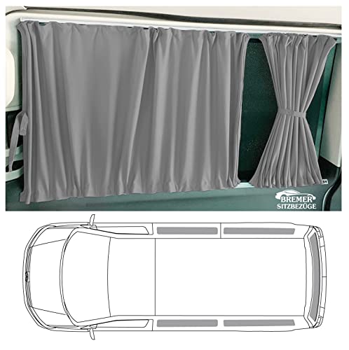 BREMER SITZBEZÜGE Cortinas a Medida, protección Solar, compatibles con VW T4 Multivan...