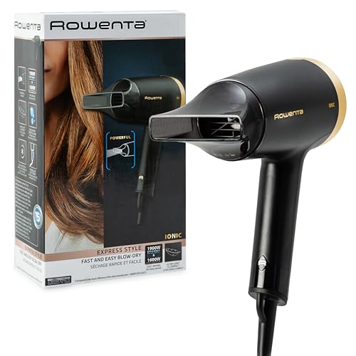 Rowenta Express Style CV1811 - Secador de pelo para viaje de 1600W, función Eco,...