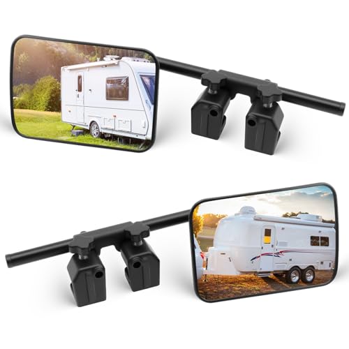 KAOLALI Espejos Caravana, 2 Piezas Coche Retrovisores, Espejos Exteriores Retrovisores de...