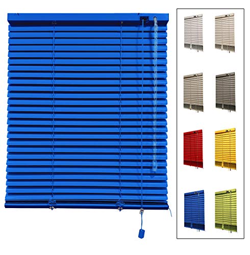 Persianas Venecianas de Aluminio A TU Medida. Anchos de 36 a 240cm. Azul. Venecianas...