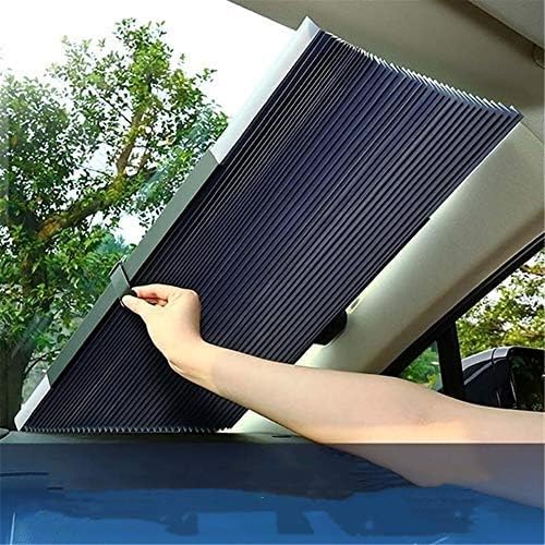 BESTEU - Protector solar retráctil para coche con aislamiento térmico y sombreado para...
