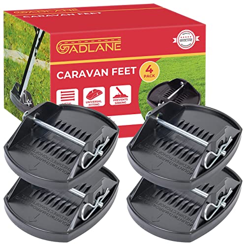 GADLANE 4 almohadillas para caravana – Almohadillas estabilizadoras de caravana...